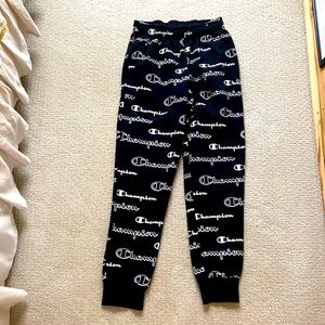 Black Champion Sweatpants